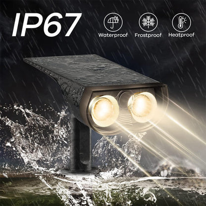 2 in 1 Solar Spotlight(2 Packs)