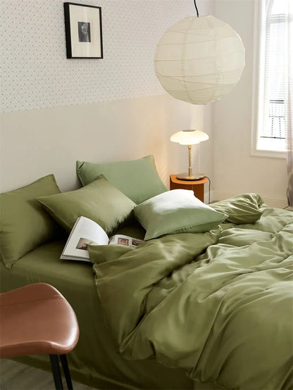 Silky Smooth Solid Color Tencel Bedding Set