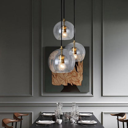 Nordic Double Glass Pendant Light