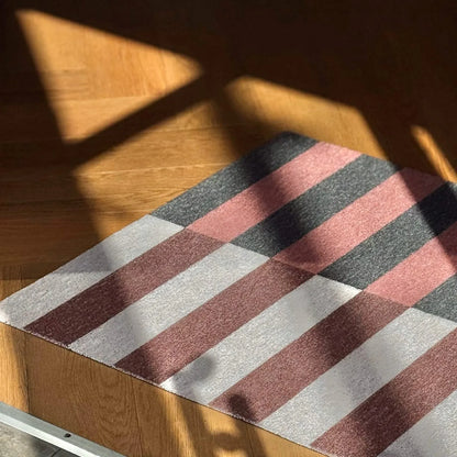 Bauhaus Geometric PVC Coil Entryway Doormat