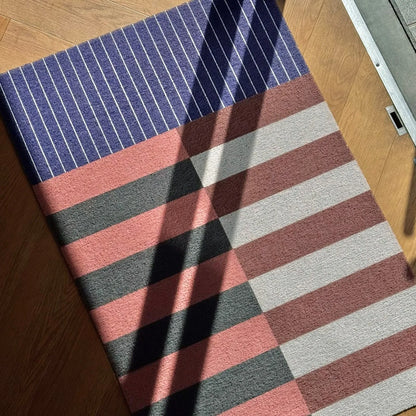 Bauhaus Geometric PVC Coil Entryway Doormat