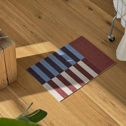 Bauhaus Geometric PVC Coil Entryway Doormat