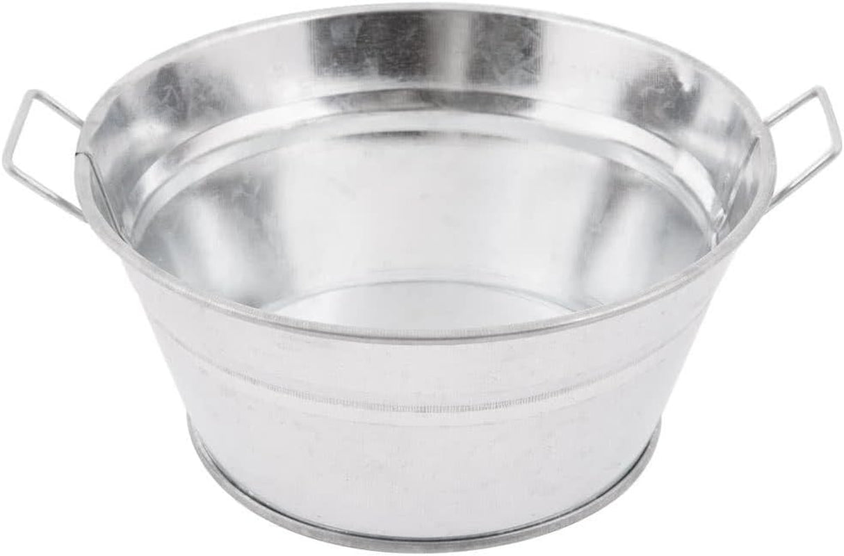 American Metalcraft MTUB69 Natural Galvanized Steel Oval Tub with Side Handle 8-5/8" L X 5-1/2" W X 2-1/2" H 32-Ounce, Silver Bar & Wine Tools Beverage Tubs Home & Kitchen Kitchen & Dining Kitchen Utensils & Gadgets