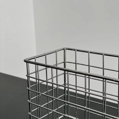 Wireframe Grid Metal Desktop Organizer
