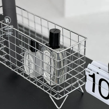 Wireframe Grid Metal Desktop Organizer