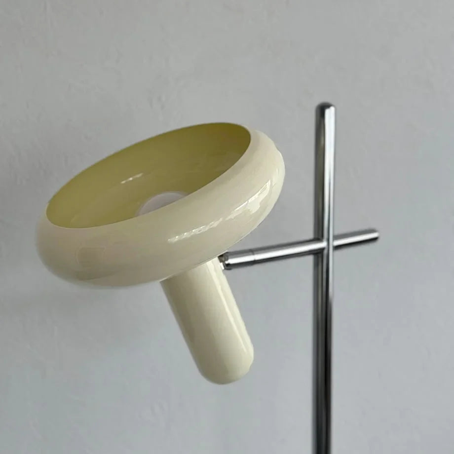 Smooth Sculptural Metal Accent Lamp