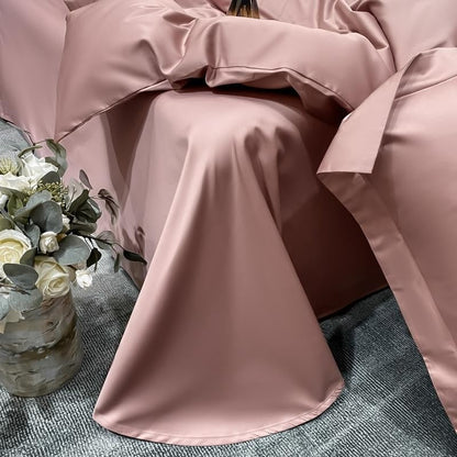 Neo Rosy Brown Cotton Bedding Set