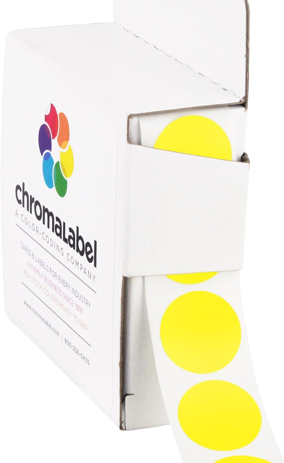 Chromalabel 0.75 Inch round Label Permanent Color Code Dot Stickers, 1000 Labels per Dispenser Box, Dark Blue Color-Coding Labels Indexes & Stamps Labels Labels & Stickers Office & School Supplies Office Products