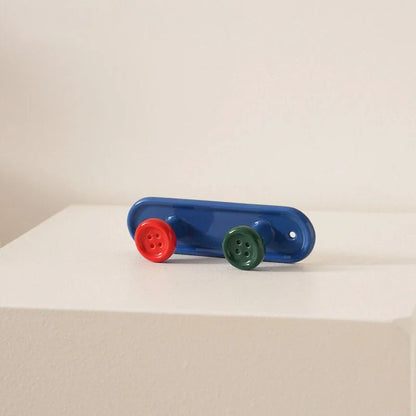 Playful Button Ceramic Wall Hooks