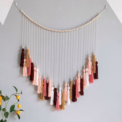 Beads & Tassels Tapestry Wall Decor