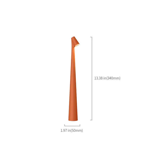 Sculptural Metal Cordless Touch Lamp