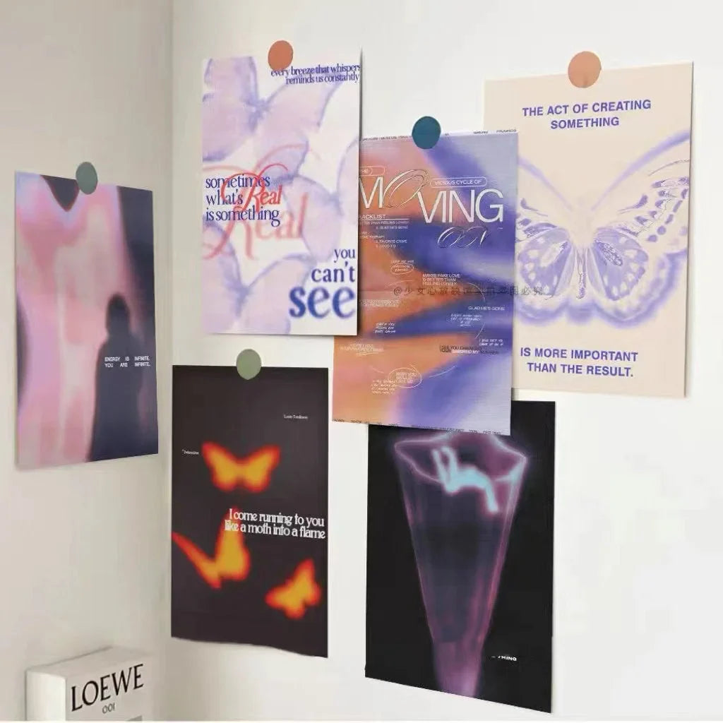 Grainy Gradient Aura Wall Collage Kit