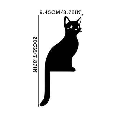 Black Cat Door Frame Decor
