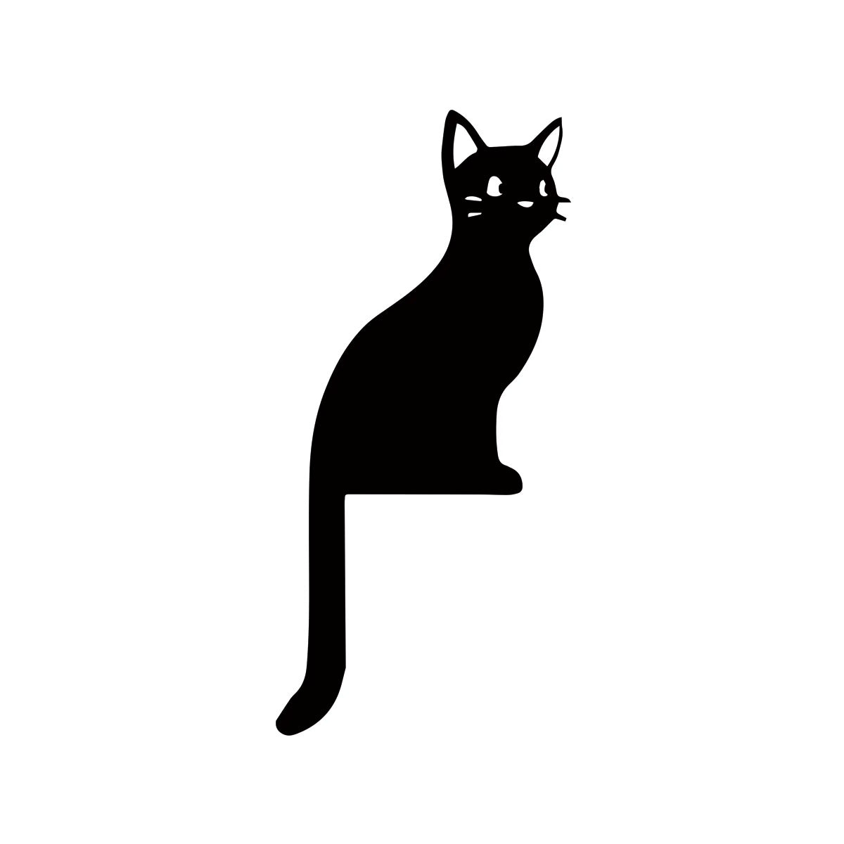 Black Cat Door Frame Decor