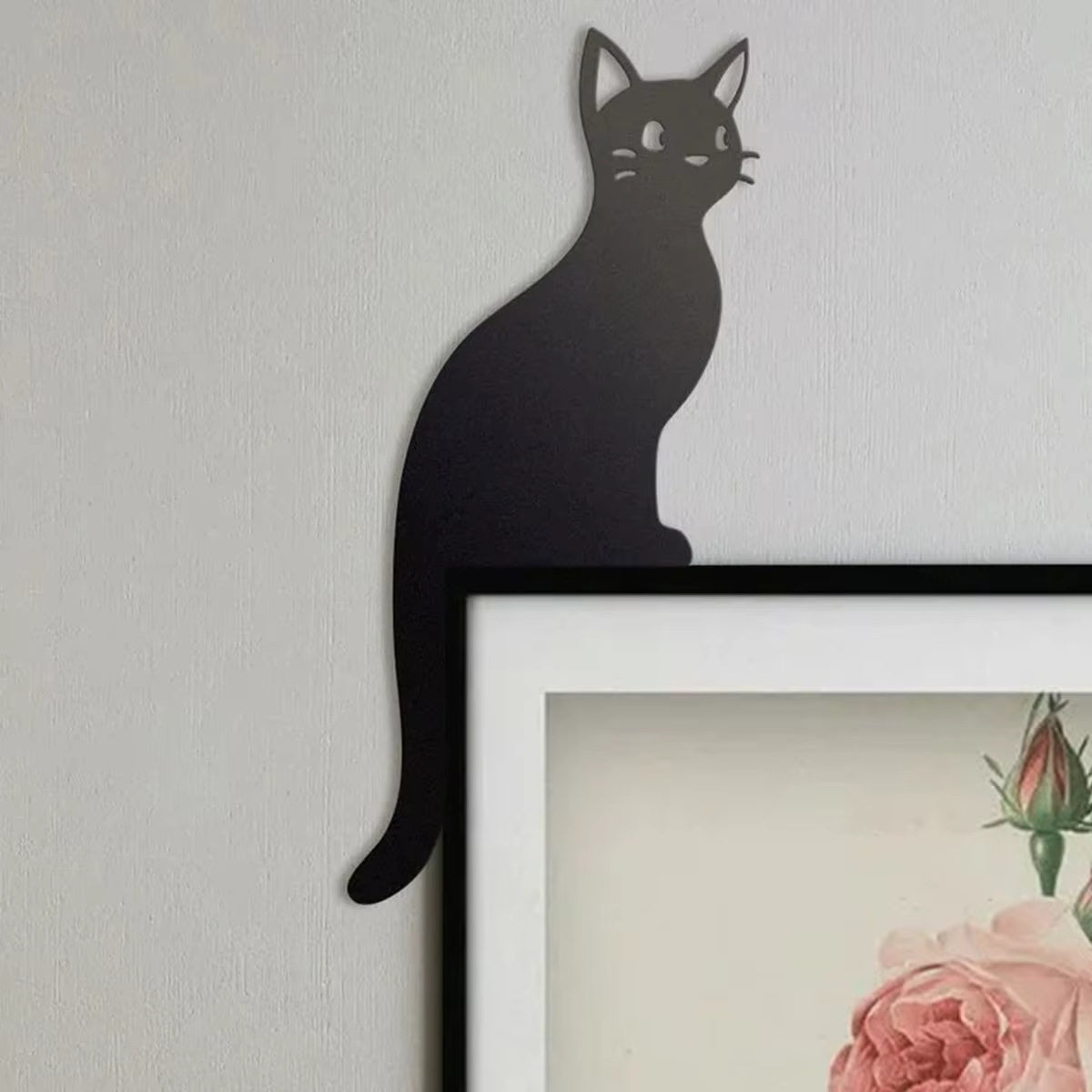 Black Cat Door Frame Decor
