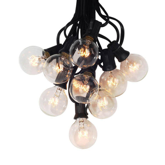 Black Wire Bulb String Lights AESTHETIC_Boho SUB CATEGORY_String Lights