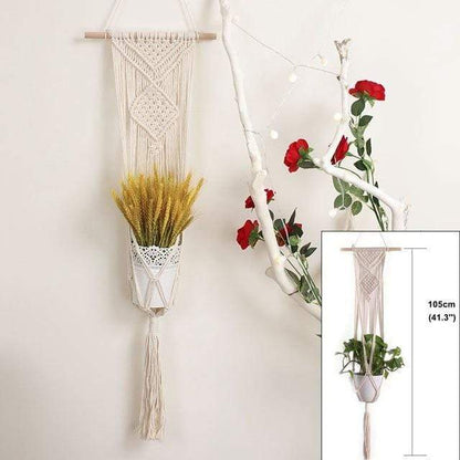 Macrame Wall Planter Hangers