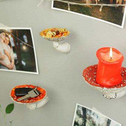 Amanita Mushroom Hanging Shelf