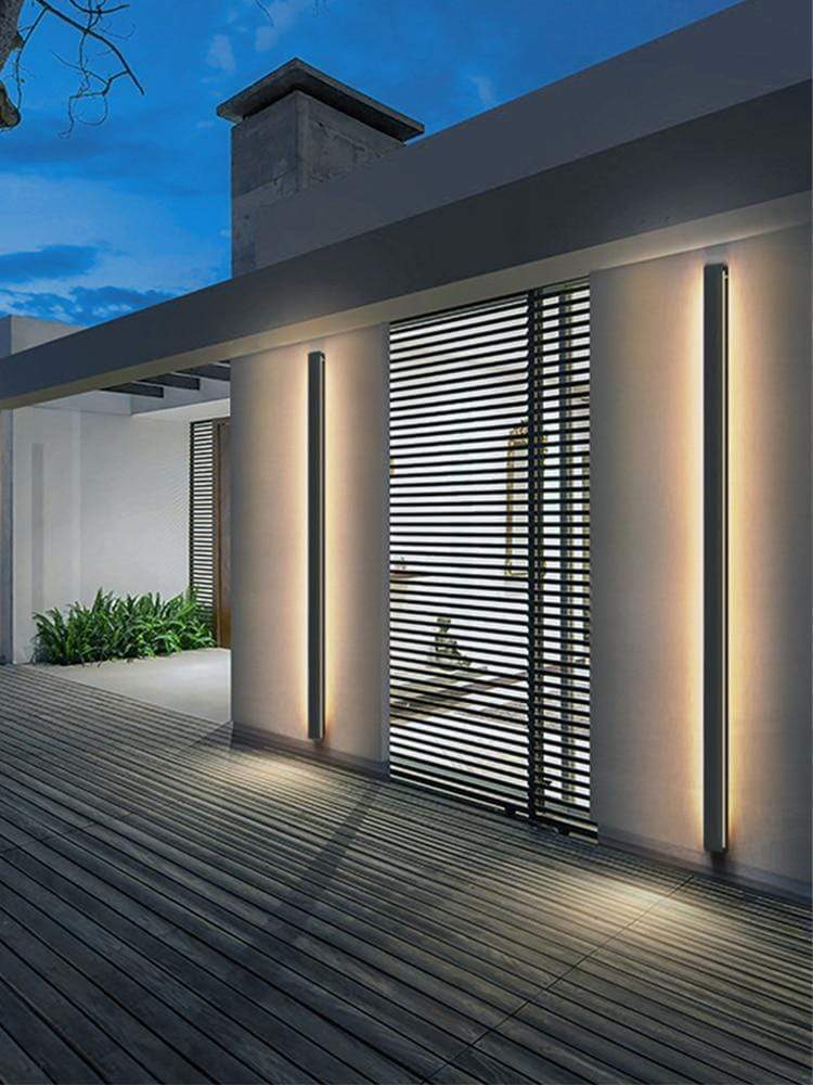 LED Outdoor Long Wall Light