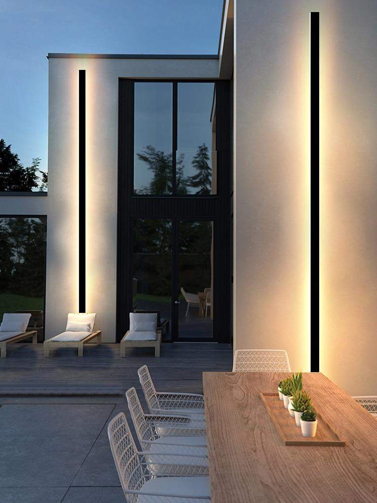 LED Outdoor Long Wall Light