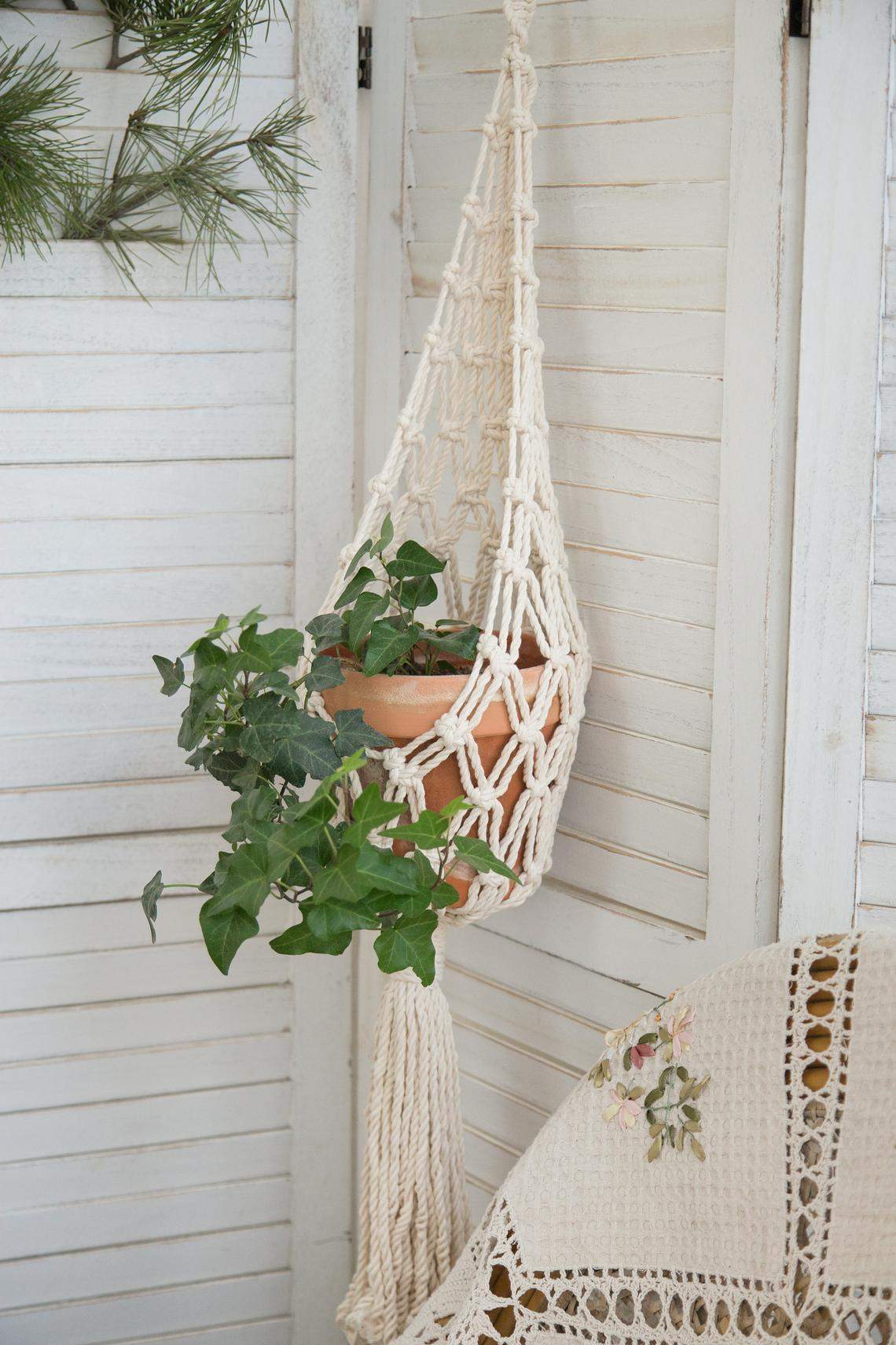 Macrame Wall Planter Hangers