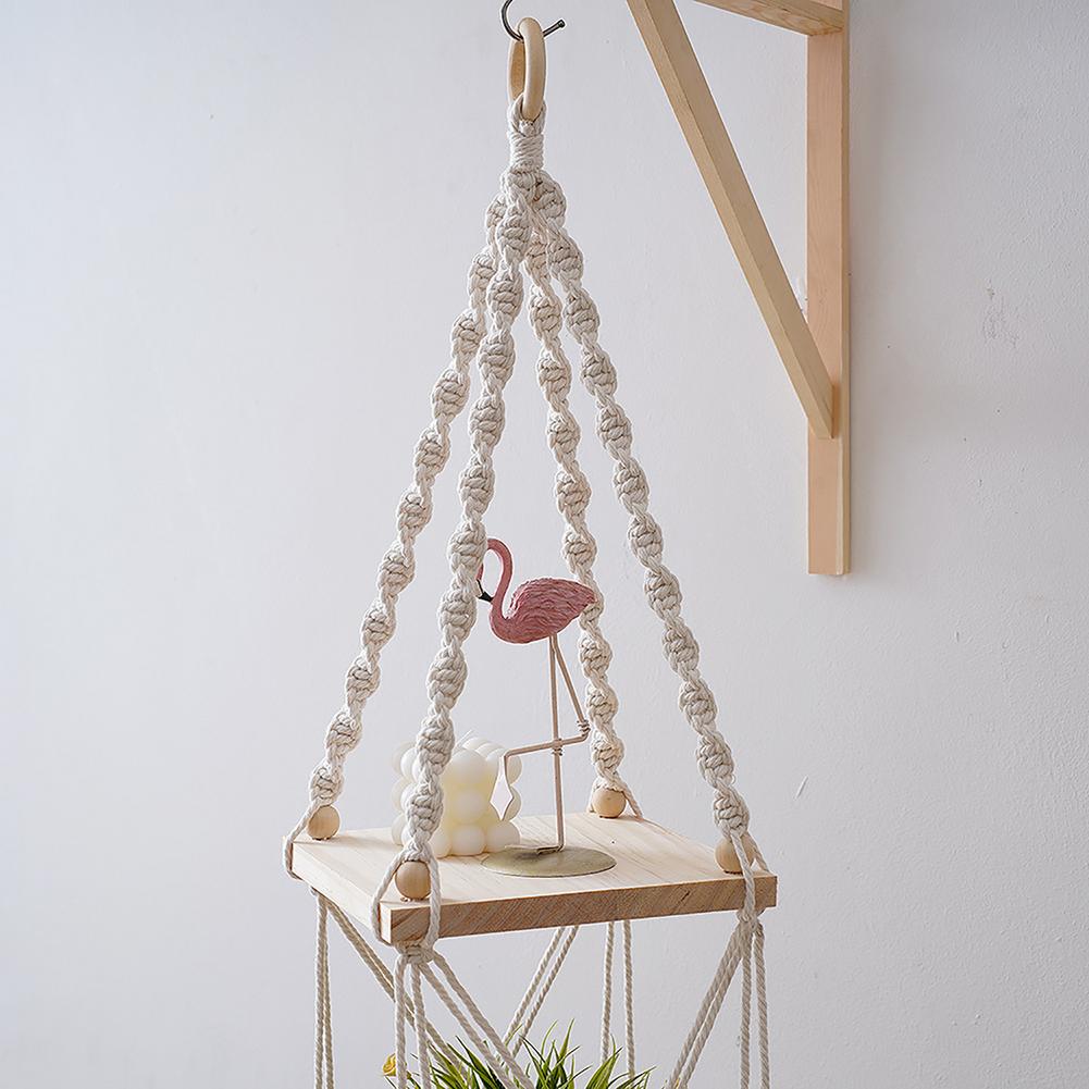 Macrame Wall Storage Shelves