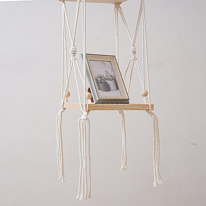 Macrame Wall Storage Shelves