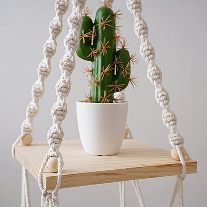 Macrame Wall Storage Shelves