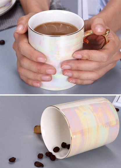 Rainbow Pearl Coffee Mug