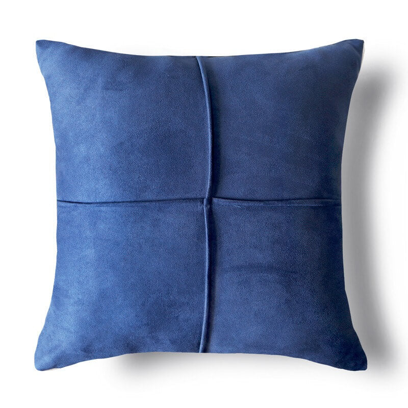 Preppy Blue Tufted Cushion Cover embroidered SUB CATEGORY_Cushion Covers