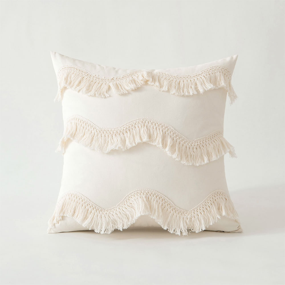 Boho Tassels Tufted Cushion Cover fringe SUB CATEGORY_Cushion Covers tassels