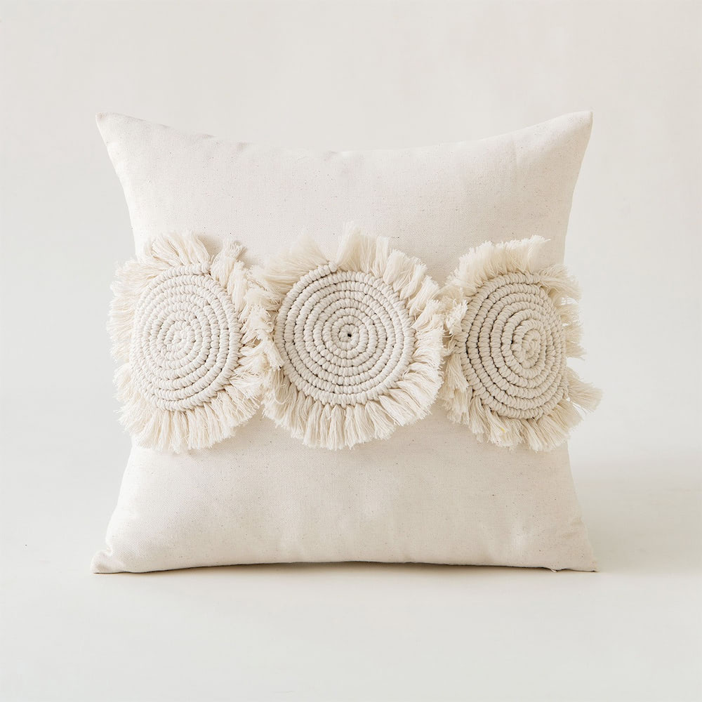 Boho Tassels Tufted Cushion Cover fringe SUB CATEGORY_Cushion Covers tassels