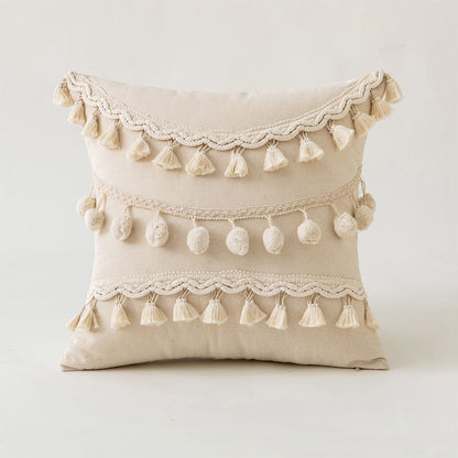 Boho Tassels Tufted Cushion Cover fringe SUB CATEGORY_Cushion Covers tassels