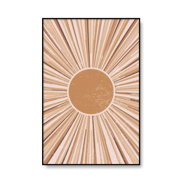 Boho Abstraction Canvas Posters AESTHETIC_Boho SUB CATEGORY_Posters