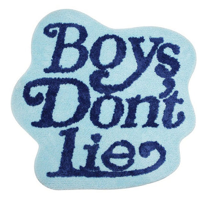 Boys Don't Lie Accent Rug AESTHETIC_Soft Girl soft SUB CATEGORY_Rugs