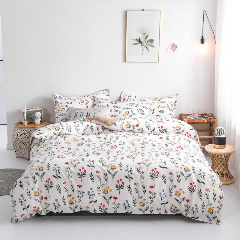 Fresh Floral Bedding Set AESTHETIC_Cottagecore bed sheet bedsheets dotted flowers polka dot SUB CATEGORY_Bedding Sets