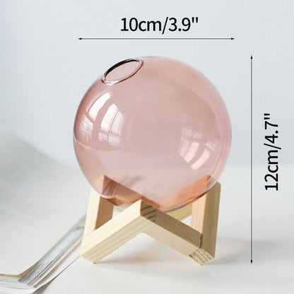 Mini Glass Bubble Vase AESTHETIC_Danish Pastel SUB CATEGORY_Desk Accessories SUB CATEGORY_Vases