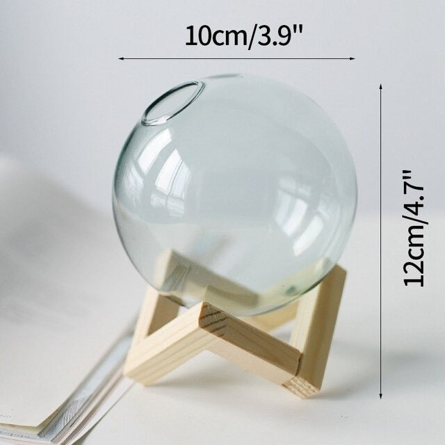 Mini Glass Bubble Vase AESTHETIC_Danish Pastel SUB CATEGORY_Desk Accessories SUB CATEGORY_Vases