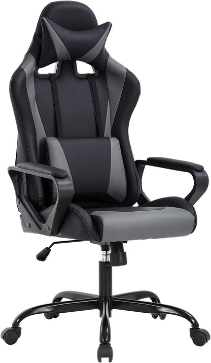 Bestoffice Office Chair Gaming Chair Desk Chair Ergonomic Racing Style Executive Chair with Lumbar Support Adjustable Stool Swivel Rolling Computer Chair for Women,Man Furniture Game & Recreation Room Furniture Gaming Chairs Home & Kitchen Video Game Chairs