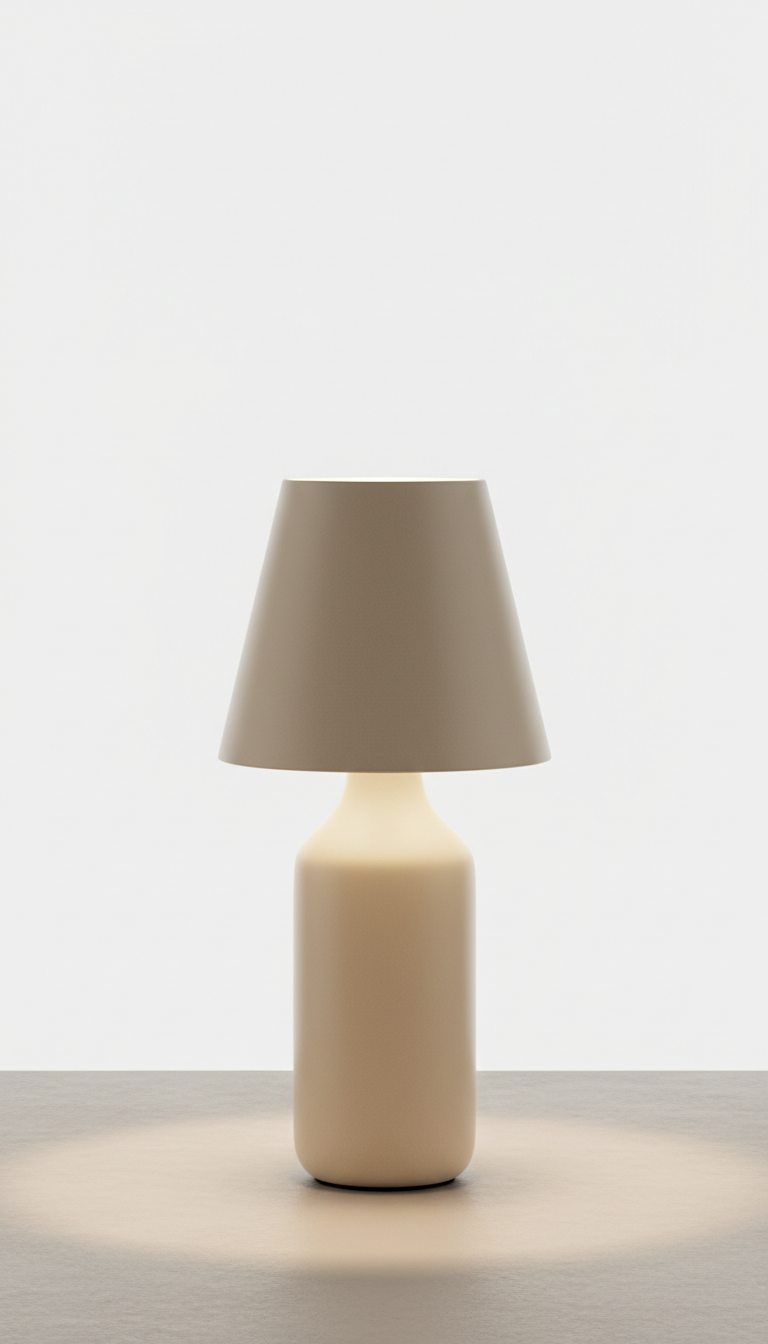 Travertine Bedside Lamp