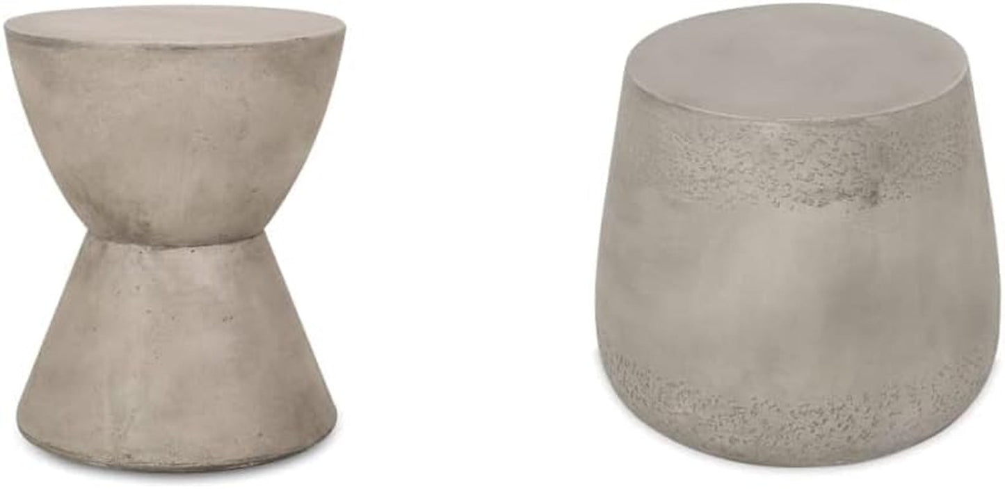 Christopher Knight Home 313408 Side Table, Light Gray End Tables Furniture Home & Kitchen Living Room Furniture Tables