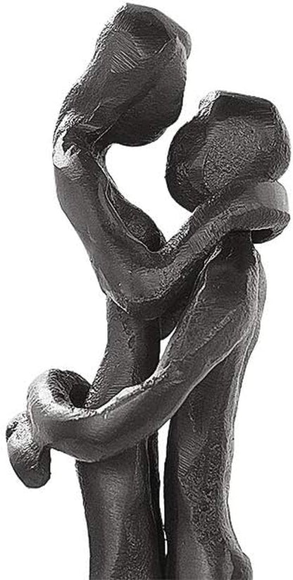 Couple Sculpture, Iron Anniversary, a Romantic Gift for Wedding, Birthday, Christmas - Passionate Love Statue Decorative Ornament Figurine Home & Office Decoration (Style 4) Home & Kitchen Home Décor Accents Home Décor Products Sculptures Statues