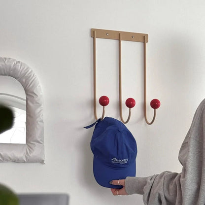 Smooth Color Block Metal Wall Hooks