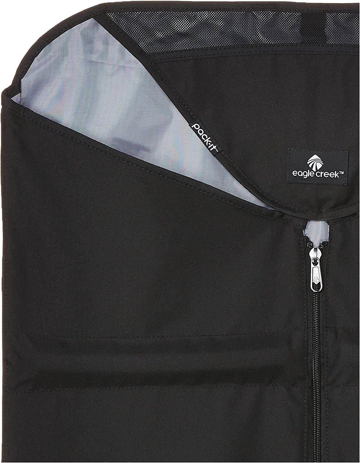 Eagle Creek Pack-It Garment Sleeve - Lightweight Travel Garment Bag for Clothes, Dress Shirts, and Pants - Perfect for Use as a Carry on Garment Bag, Black Clothing Garment Bags Luggage Luggage & Travel Gear Shoes & Jewelry