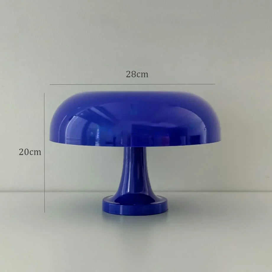 Retro Glossy Mushroom Accent Lamp