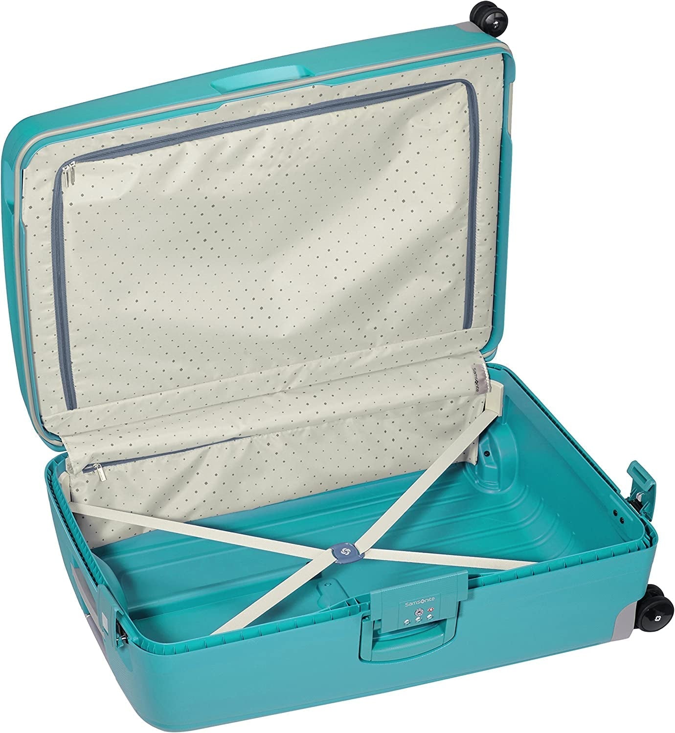 Samsonite S'Cure - Spinner XL Suitcase, 81 Cm, 138 Litre, Aqua Blue Clothing Luggage Luggage & Bags Luggage & Travel Gear Shoes & Jewelry Suitcases