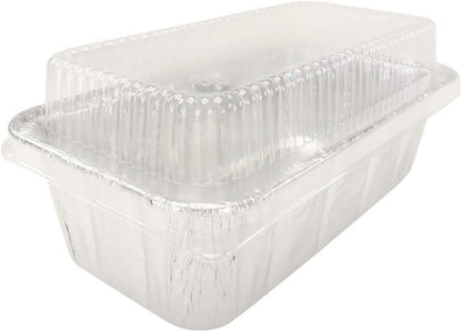 Handi-Foil Disposable Aluminum 2 Lb. Loaf Pan with Clear Plastic Snap on Lid - 28 Ounces Rectangular Aluminum Foil Pans, Baking Pan Perfect for Baking, Cooking Preparing Food, 5100P, 25 Count Pack Bakeware Bread & Loaf Pans Home & Kitchen Kitchen & Dining Loaf Pans