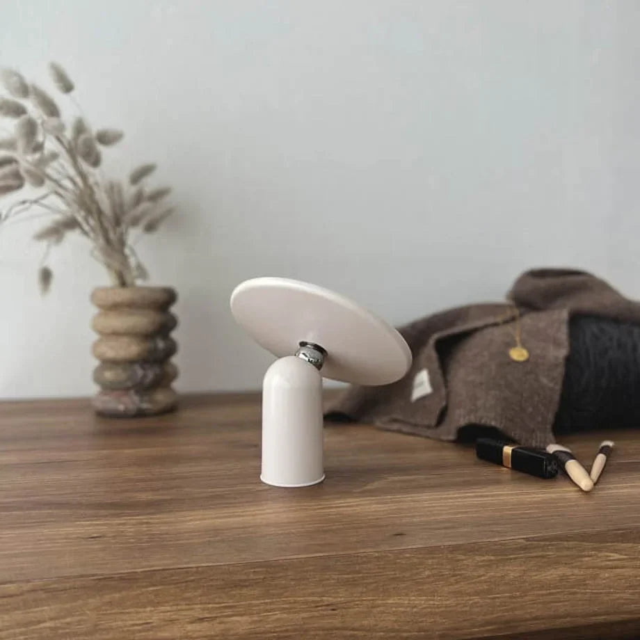 Sleek Minimalist 360° Rotating Desktop Mirror