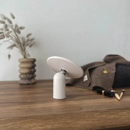 Sleek Minimalist 360° Rotating Desktop Mirror