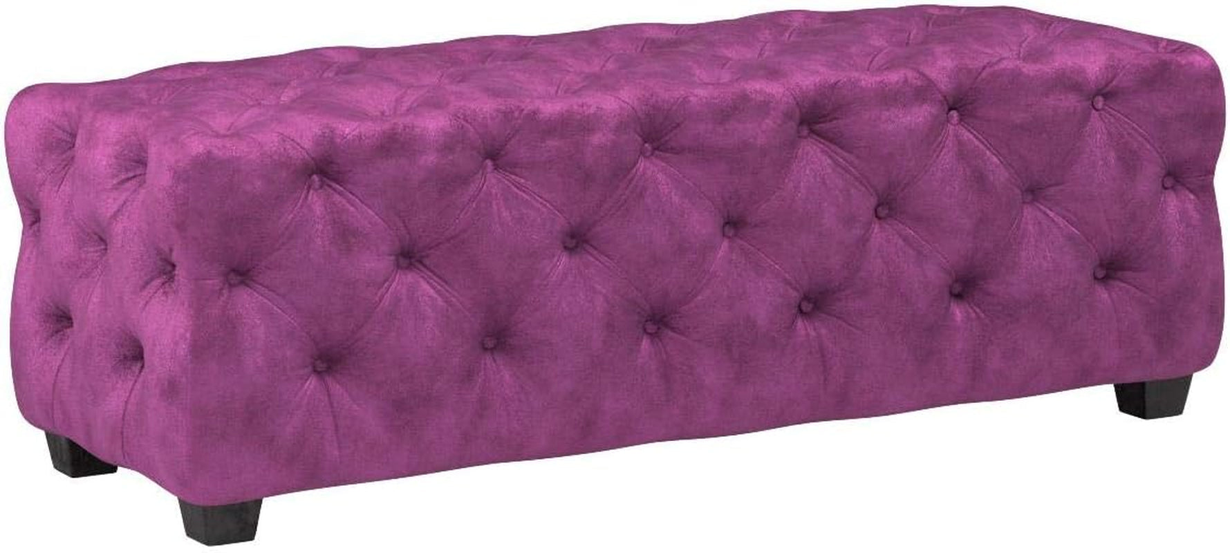 Christopher Knight Home Piper Velvet Ottoman, Fuchsia Furniture Home & Kitchen Living Room Furniture Ottomans